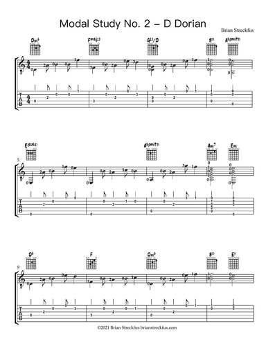 Modal Study No. 2 - D Dorian