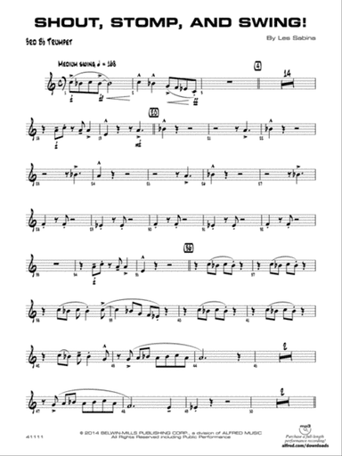 Shout, Stomp, and Swing!: 3rd B-flat Trumpet