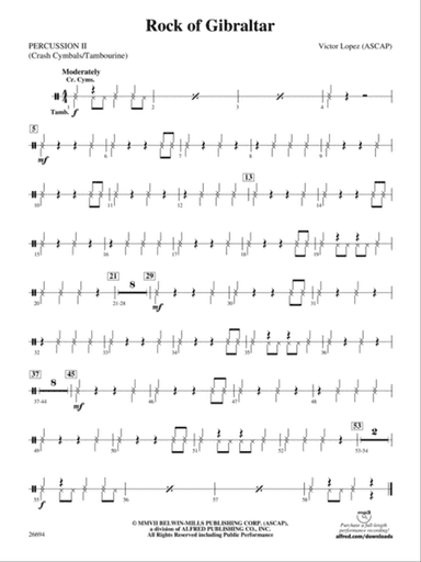Rock of Gibraltar: 2nd Percussion