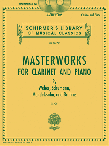Masterworks for Clarinet and Piano
