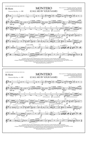 Montero (Call Me By Your Name) (arr. Tom Wallace) - Bb Horn