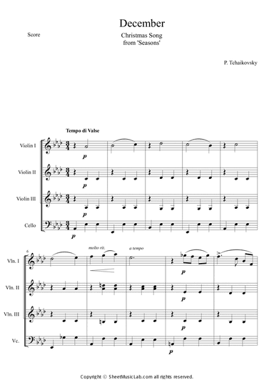 December (Christmas Song from Seasons)