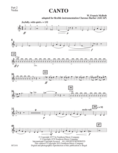Canto - Violin 2