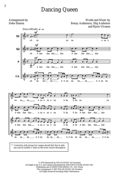 Dancing Queen (arr. Deke Sharon)