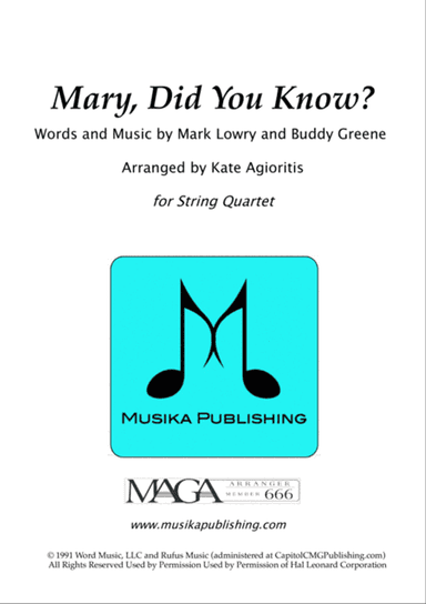 Mary, Did You Know?
