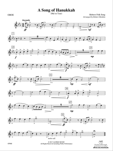 A Song of Hanukkah: Oboe