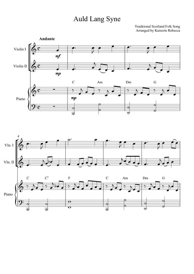 Auld Lang Syne