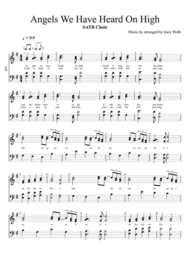 Angels We Have Heard On High