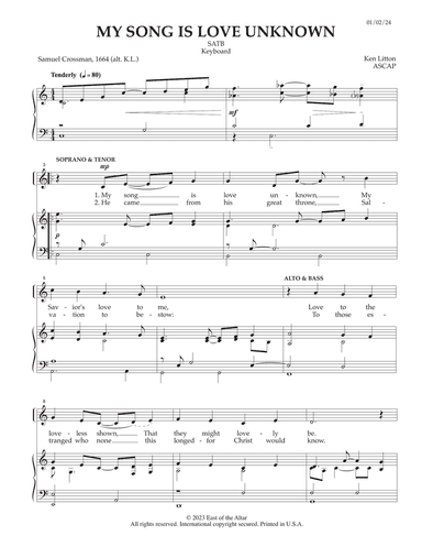 My Song Is Love Unknown