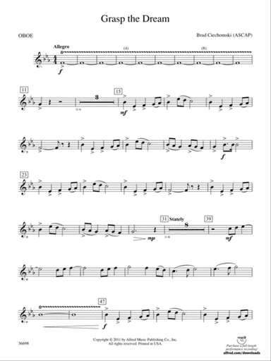 Grasp the Dream: Oboe