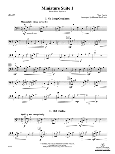 Miniature Suite 1: Cello