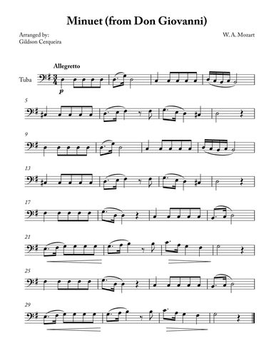 Minuet (from Don Giovanni)