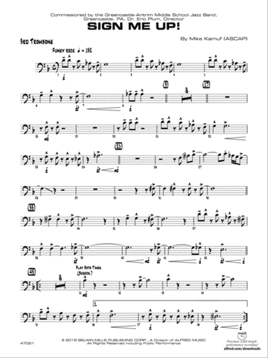 Sign Me Up!: 3rd Trombone