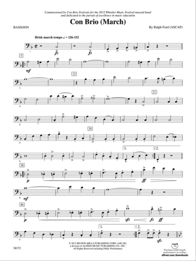 Con Brio: Bassoon