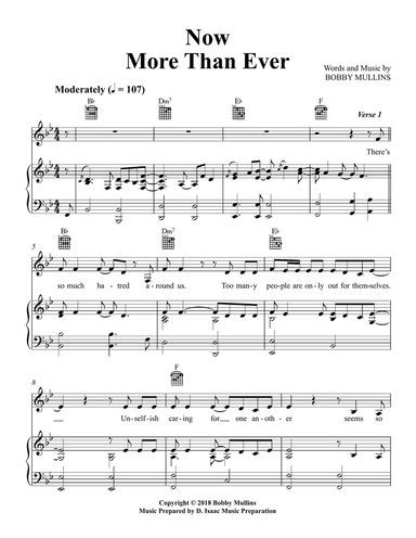 Now More Than Ever