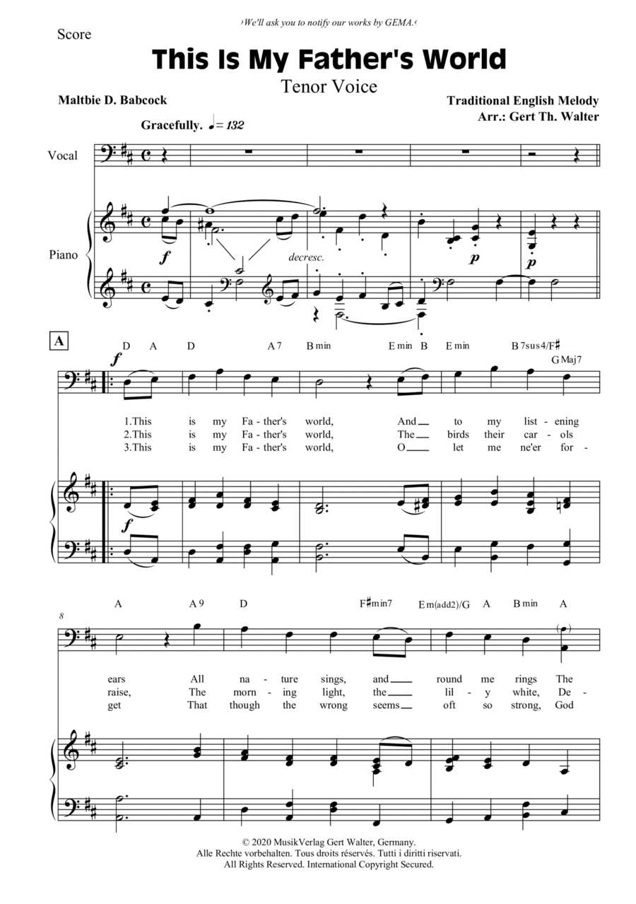 This Is My Father's World