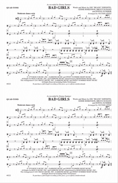 Bad Girls: Quad-Toms