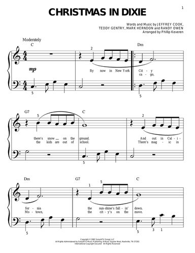 Christmas In Dixie (arr. Phillip Keveren)