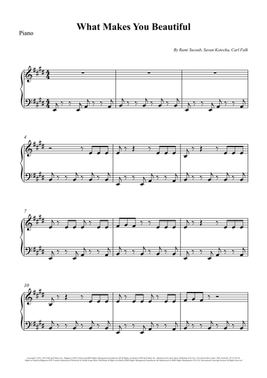 What Makes You Beautiful