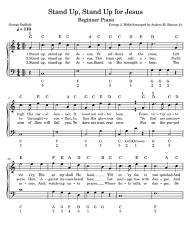 Stand Up for Jesus
