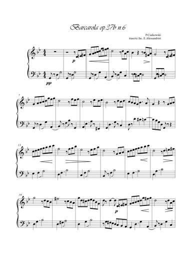 Barcarola op.37b n.6