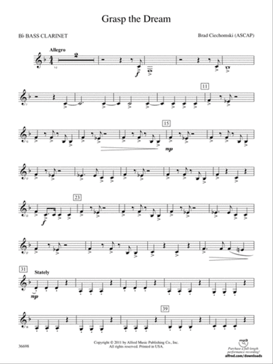 Grasp the Dream: B-flat Bass Clarinet
