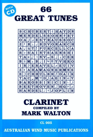 66 Great Tunes Clarinet Book/CD