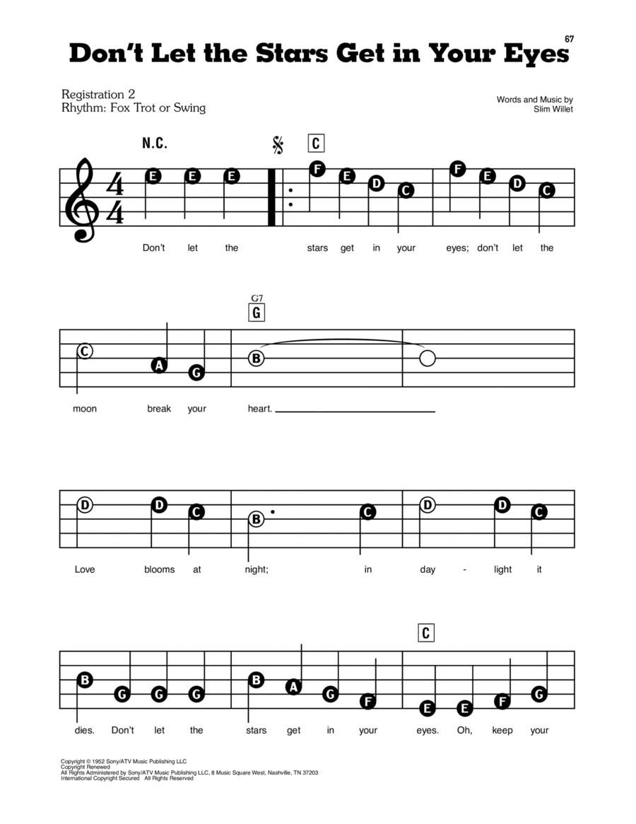 Don't Let The Stars Get In Your Eyes