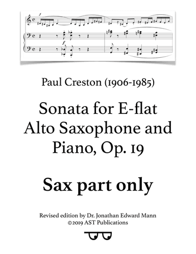 Saxophone Sonata