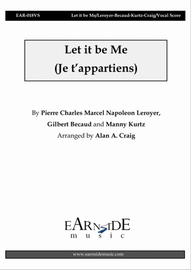 Let It Be Me (je T'appartiens)