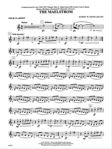 The Maelstrom: 2nd B-flat Clarinet