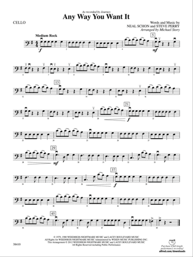 Any Way You Want It: Cello