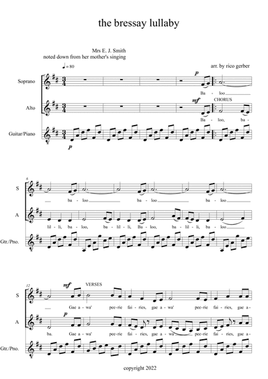 The Bressay Lullaby