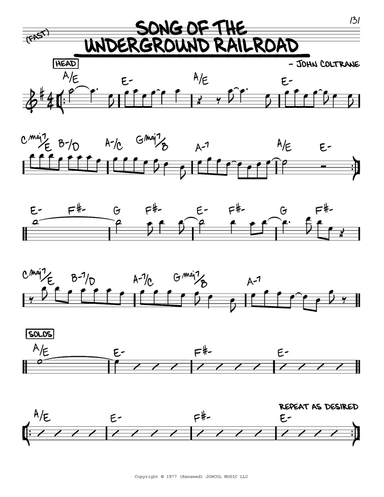 Song Of The Underground Railroad