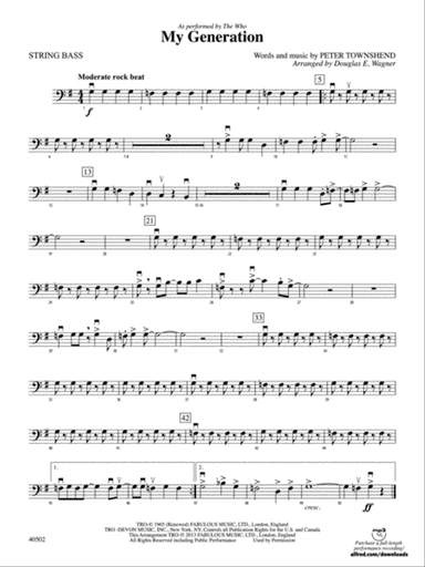 My Generation: String Bass