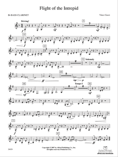 Flight of the Intrepid: B-flat Bass Clarinet