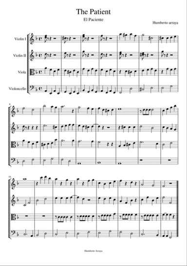 String Quartet The Patient
