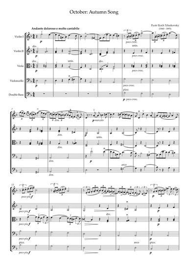 October: Autumn Song