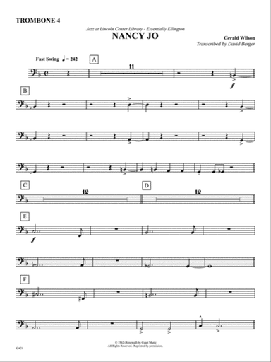 Nancy Jo: 4th Trombone