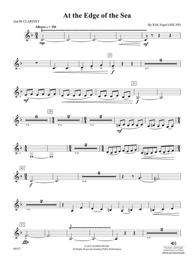 At the Edge of the Sea: 2nd B-flat Clarinet
