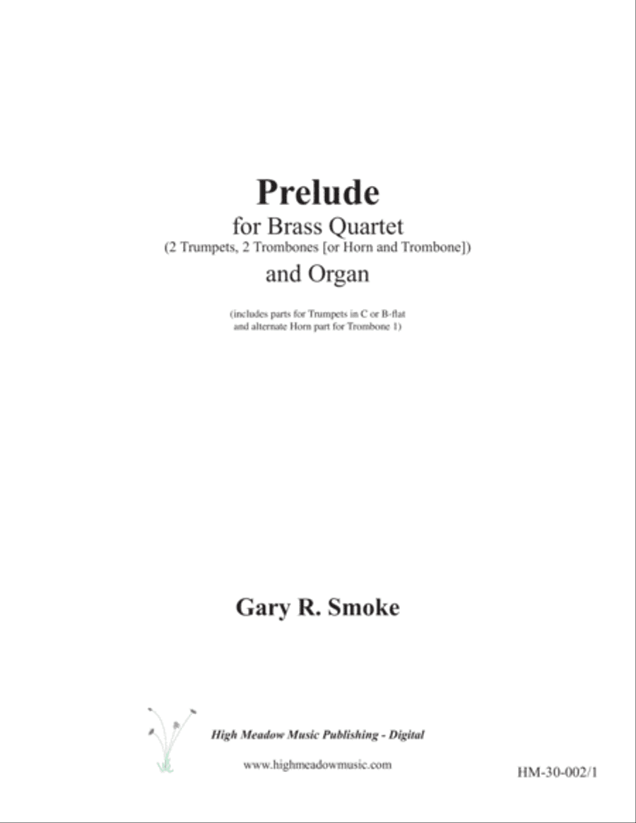 Prelude for Brass Quartet and Organ