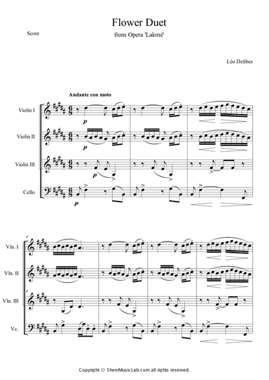 Flower Duet (from Opera Lakme)