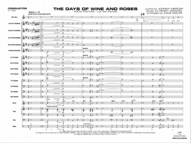 The Days of Wine and Roses: Score