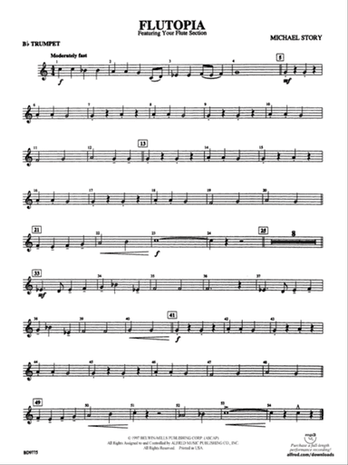 Flutopia (featuring your Flute Section): 1st B-flat Trumpet