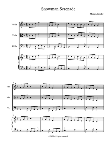 Snowman Serenade