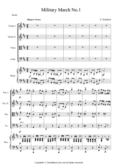 Military March No.1 (Easy and Short)