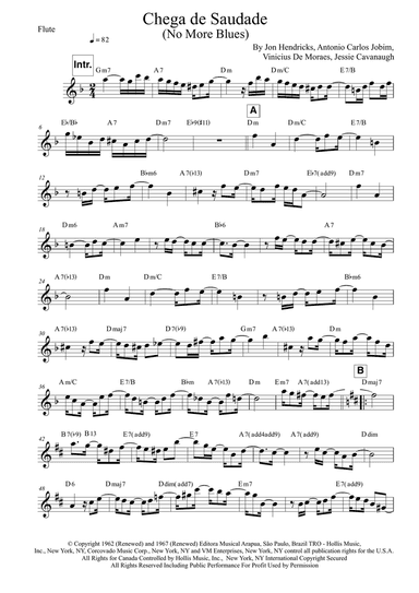 Chega De Saudade (no More Blues)