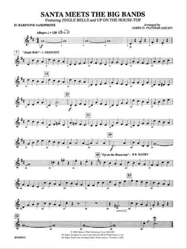 Santa Meets the Big Bands: E-flat Baritone Saxophone