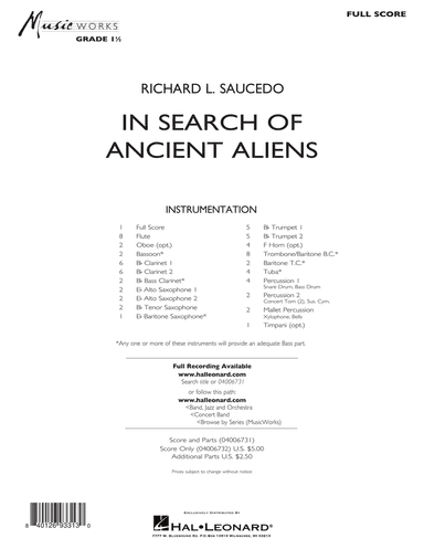 In Search of Ancient Aliens - Conductor Score (Full Score)