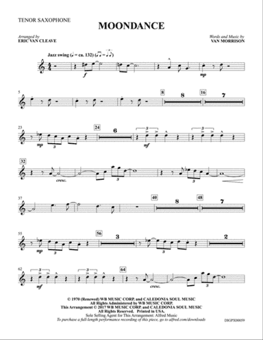 Moondance: B-flat Tenor Saxophone